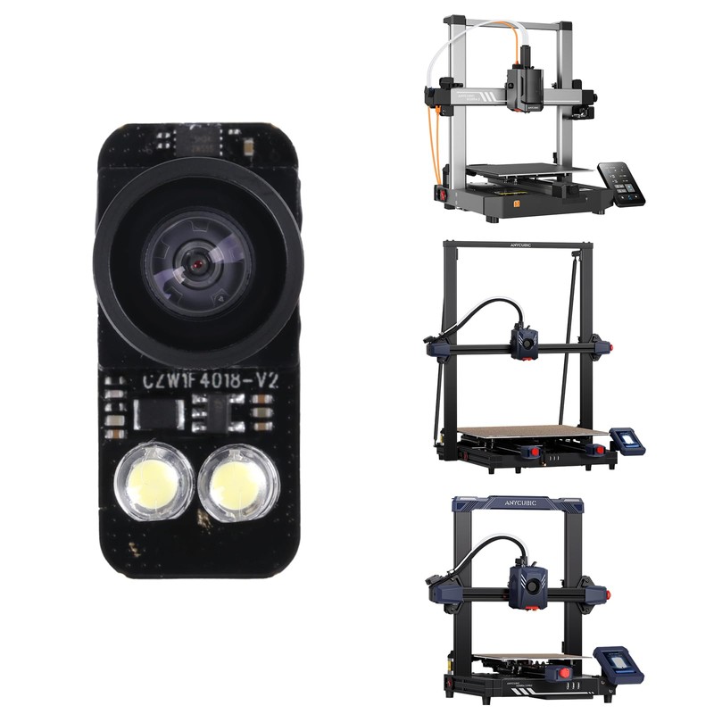 Anycubic Kobra 3 3D Printer Camera, Real-Time and Remote Monitoring,