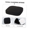 Baluue 1set Bamboo Charcoal Face Sponges Facial Cleansing Tool for