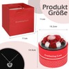 Red Eternal Rose Jewellery Gift Box with Preserved Flowers I