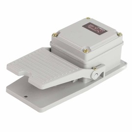 CaCaCook Foot Switch LT3, Aluminium Housing, Silver Contacts, ON-OFF Switch, Floor Mounting, Push Button, 3A/250V, IP44