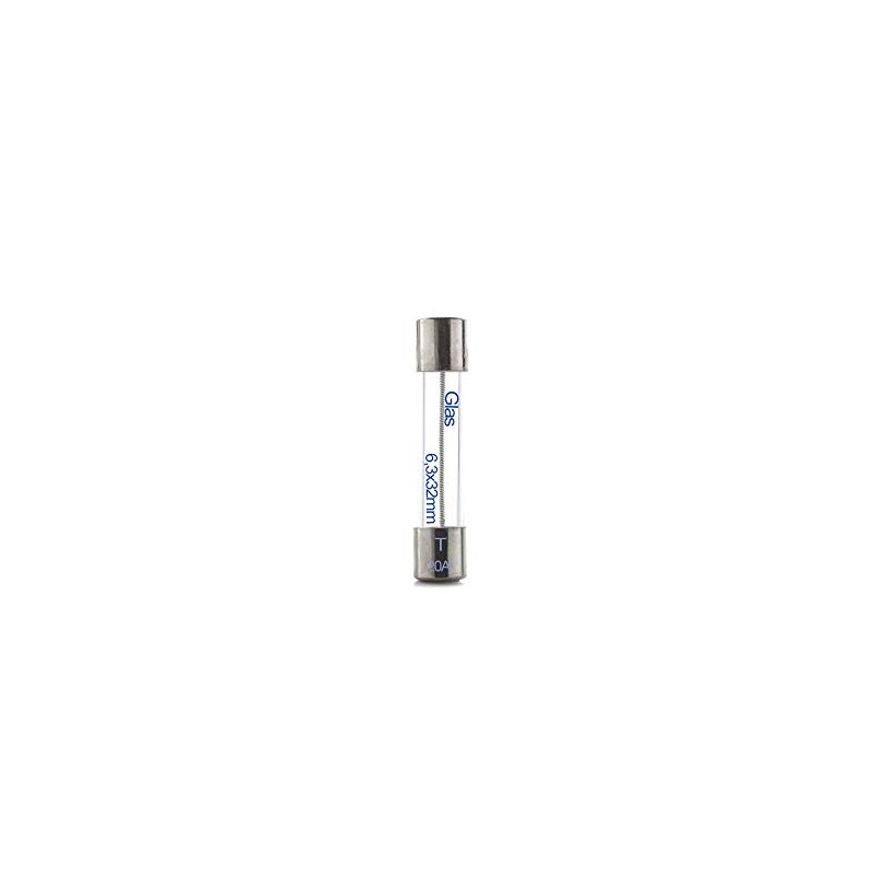 Pack of 10 Fuses 20 A Slow Blow 6.3 x