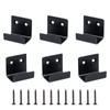 U Bracket Stainless Steel Mounting Brackets 1.6" x 1.3" Wall