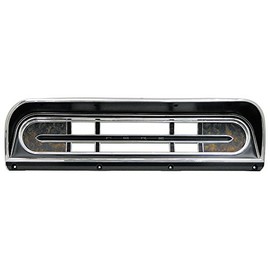 Instrument Cluster Bezel Fits 1967-72 F-Series 100 250 350 Pickup Wood Grain w/Black & Chrome Accents (D0TZ-10876A)