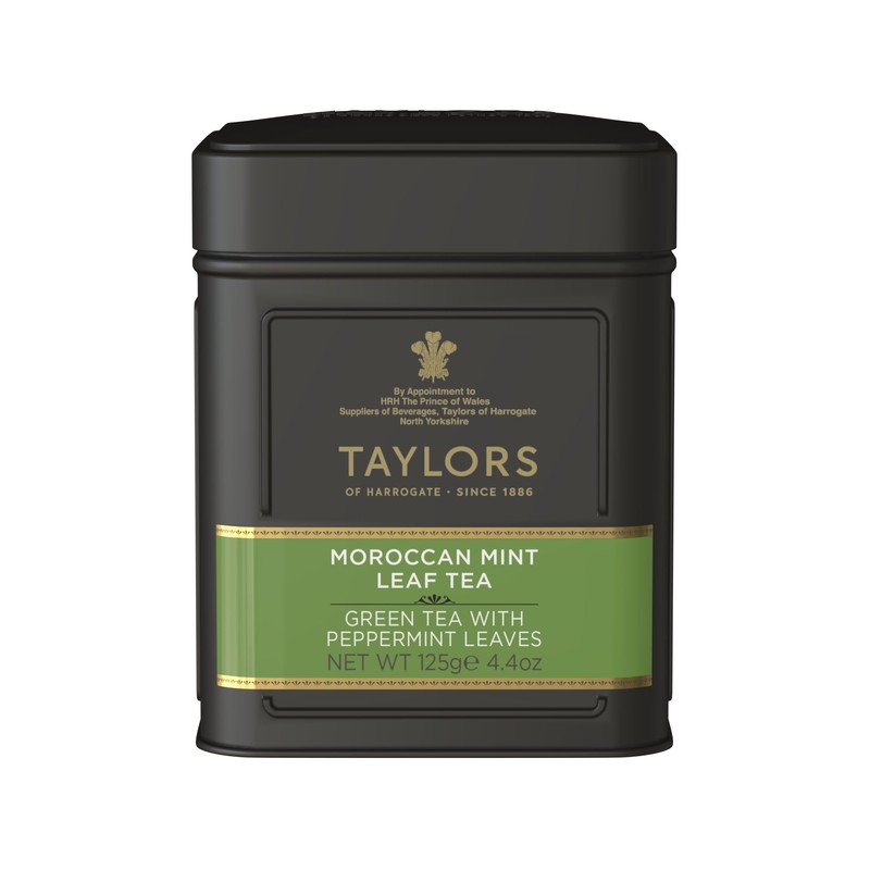 Taylors of Harrogate Moroccan Mint Green Leaf Tea Caddy 125g
