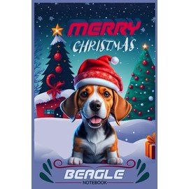 Merry Christmas Beagle Notebook