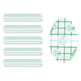 100PCS Self-Adhesive Invisible Heel Anti-Wear Sticker, Anti-Blister Gel Pads for High Heels Shoes Boots, Ultra-Thin Waterproof Transparent Cushion to Prevent Rubbing Discomfort (2.1 * 3.2inches)