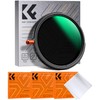 K&F Concept 40.5mm Black Diffusion 1/4 & Variable ND2-ND32(1-5 Stops)
