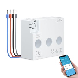 eMylo Smart Wifi Energy Meter Mini Power Consumption Meter 99% High Accuracy 3 Phase Real-time Power Consumption Meter Overload Protection for Home/Apartment, Smart Life Tuya App Control