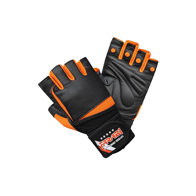 Farabi Weight Lifting Fitness Gloves, Gym Training Wrist Support Hook