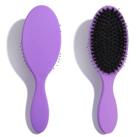 Hair Extension Brush and Detangler Massage Hair Brush Professional Detangle Natural Bristle Cushion Nylon Brush Comb Soft Bristle Hairbrushes for Women