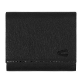 camel active Men's Atlanta Wallet with RFID Protection, Black, Menswear-S, black, S