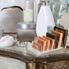 NOLITOY Acrylic Eyeshadow Palette Makeup Organizer, 7-Section Makeup Palette Organizer,