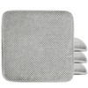 HNPSTBNO Set of 4 Memory Foam Chair Cushions Grey, Comfortable