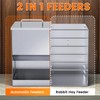 Automatic Rabbit Feeders for Cage Hay Feeder 4.5L Bunny Feeder