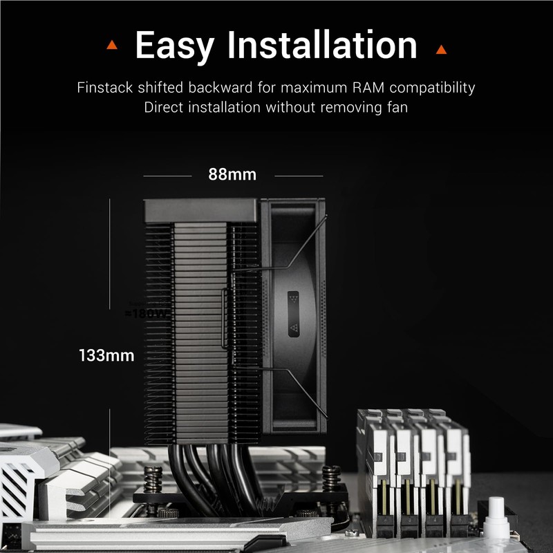 PCCOOLER CPS R300 ARGB Air CPU Cooler, Next-Gen 3 Heatpipes