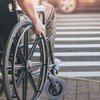 194mm Gray Electric Wheelchair Wheel Non Slip No Noise Stable
