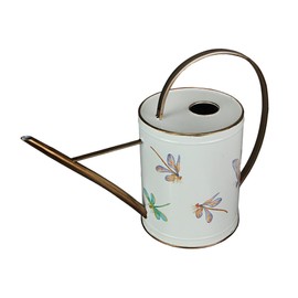 Things2Die4 Metal Vintage Enamel Dragonfly Watering Can Decorative Outdoor Plant Water Pitcher
