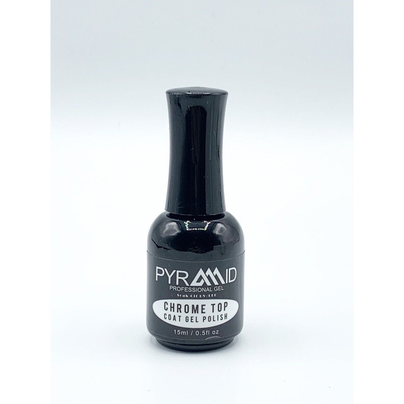 Pyramid Professional Gel Chrome Top & Base Coat Gel Polish