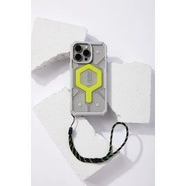 URBAN ARMOR GEAR UAG Wrist Strap Paracord Lanyard with Adjustable Clasp for Cell Phone, AirPods Pro 2, ID Name Tag Badge and Camera Anti-Theft Anti-Drop, Active Neon/Black