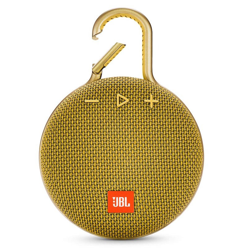 JBL Clip 3 Portable Waterproof Wireless Bluetooth Speaker | Mustard
