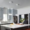 zhllmq Modern Pendant Lights Kitchen Island LED 6000K Dimmable Hanging