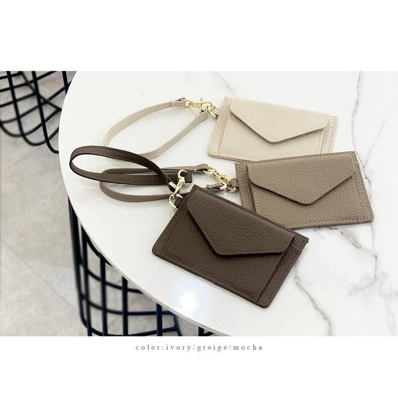 Giselle Pass Case, Commuter Holder, Selectable Reel, Coin Purse, Card