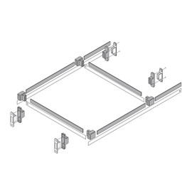 Blum BZRM5500G TANDEMBOX METAFILE Hanging File Organization System - Grey