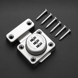 Digital Keypad Lock for Cabinet and Drawer Furniture Silver Lock