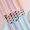 GAOY Nail Brush Set, Nail Brush Set, 8 Piece Set,