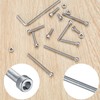 440 Pcs M3 Small Metric Screws with Nuts, Hex Socket