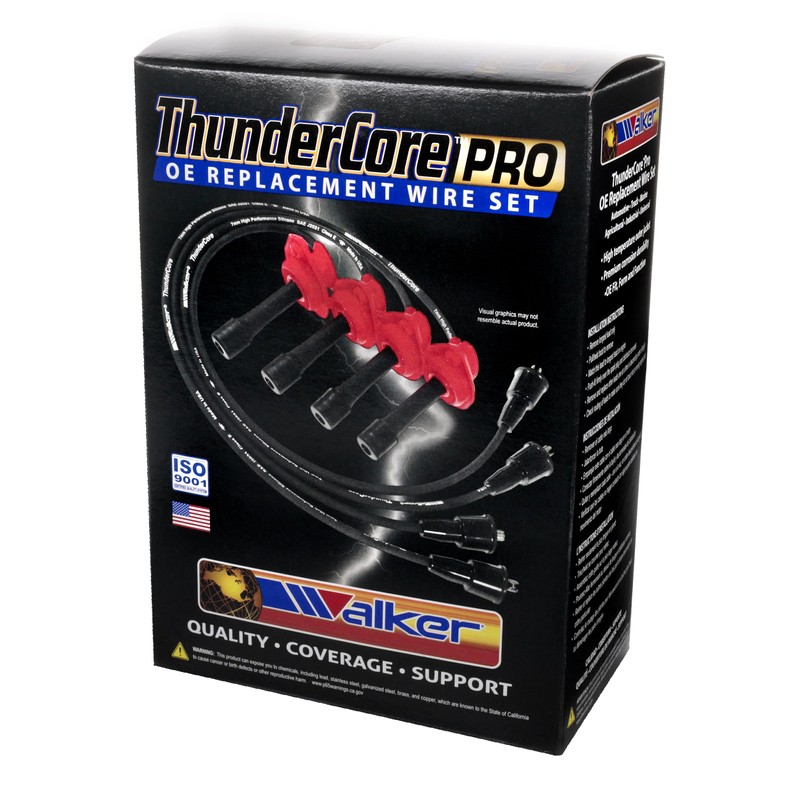 Walker Products ThunderCore PRO Premium Spark Plug Wire Set 924-2028