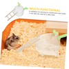 Sosoport Animal Bathroom Play Area Safe Natural Hamster Grooming Tub