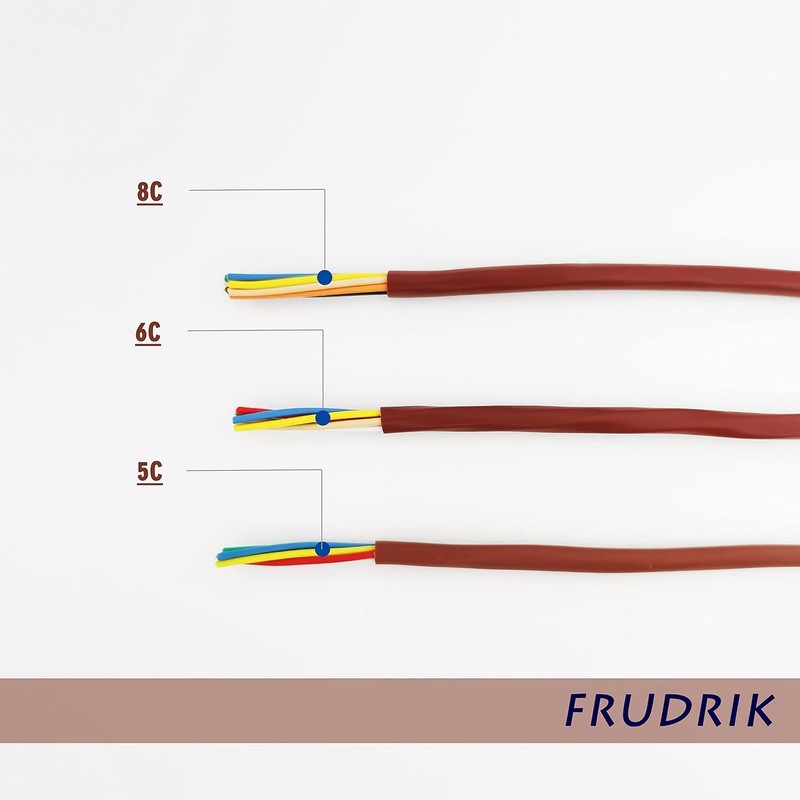 FRUDRIK Thermostat Wire - Solid Copper 18 Gauge - CL2