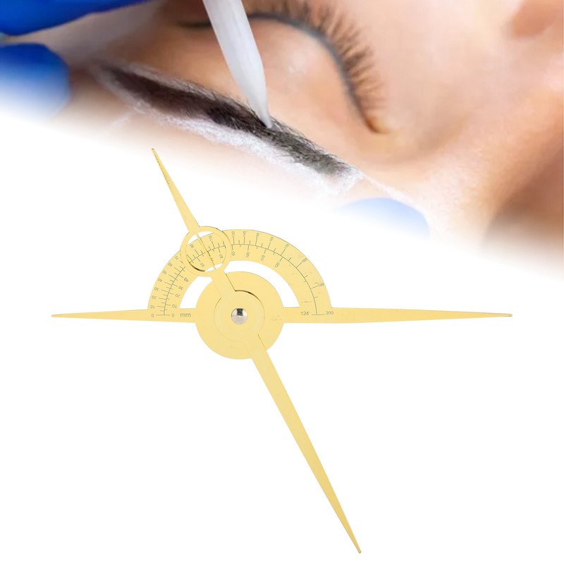 Tattooing Drawing Tool ThreePoint Positioning Tattoo Eyebrow Guide Balance Measure