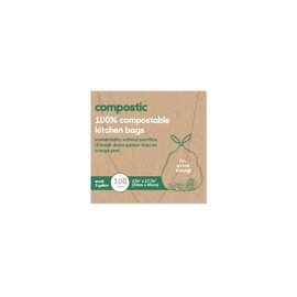 Compostic Compostable Trash Bags - 3 Gallon - 100 Pack