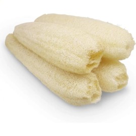 Pack De 4 Esponjas De Lufa Natural Orgánica Para Baño