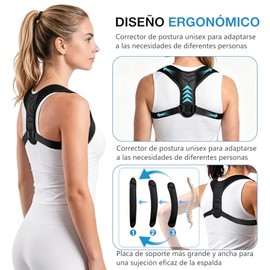 Faja Lumbar Unisex con Correas de Soporte, Transpirable y Ajustable