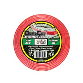 FORESTER Heavy Duty Trimmer Line – Dual Cut Weed Eater String Universal Trimmer String Fits Most Trimmers and Edgers Weedeater String Weed Eater Spool Weed Wacker Attachments