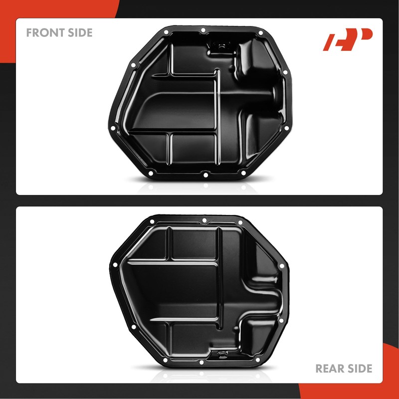 A-Premium Lower Engine Oil Pan Sump with Drain Plug Compatible