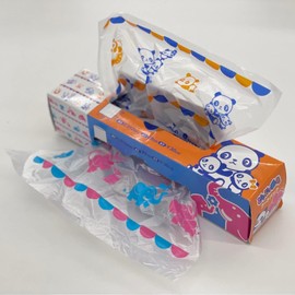 Core 2-in-1 Food Pack 11.8 x 7.9 x 0.0005 inches (30cm × 20cm × 0.012mm) 20 sheets × 2 patterns, 40 sheets per pack, set of 5, total 200 sheets, Animal Parents and Children, Elephant Panda, BOX type