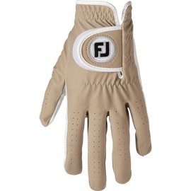 FootJoy Nanorock Ladies Golf Gloves, For Both Hands, Beige, 7.5 inches (19 cm), beige