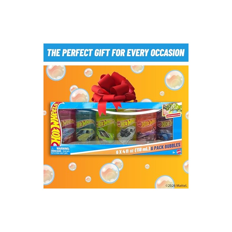 Hot Wheels™ 6 Pack Bubble Solution Set