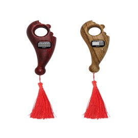 Kellegour Pack of 2 Digital Finger Counters, Hand Counter with LCD Digital Display, Islamic Tasbih Beads, Prayer Beads Counter, Buddha Beads Counter, for Buddhist Prayer, Ramadan