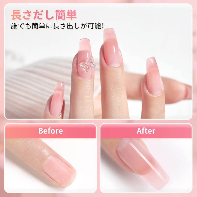 Annhua Foam Tips, Nail Foam, 10 Sizes, Pack of 100,