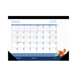 House of Doolittle 2026 Seasonal Holidays 22" x 17" Monthly Desk Pad Calendar, Multi (139-26)