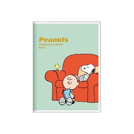 Sun-Star Stationery Snoopy Goods Character Planner 2026 Monthly A6 Mint Green S2959070