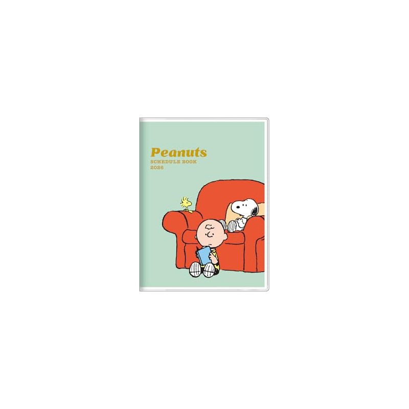 Sun-Star Stationery Snoopy Goods Character Planner 2026 Monthly A6 Mint