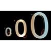 4 Inch House Numbers 6000k LED, Modern Address Signs for
