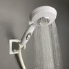 Handheld shower head with on off switch water saving |