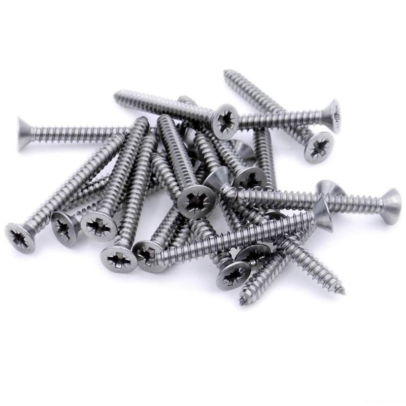 No.6 x 2 (3.5mm x 50mm) Pozi Countersunk Self-Tapping Screw